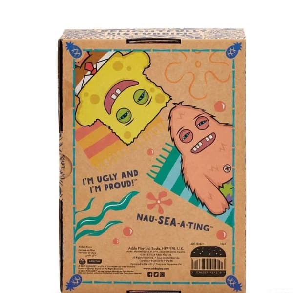 Svampebob Firkant 9\" Plysj - Patrick Patrick