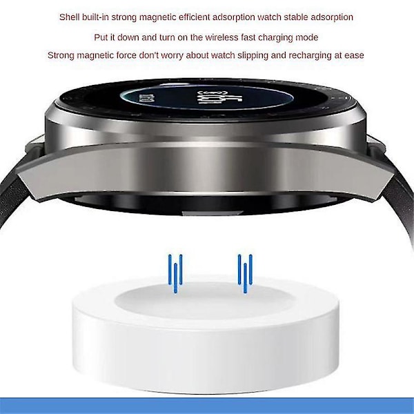 Lader for Huawei Watch Gt Gt3 / Gt2 Pro /gt Runner Watch D Ultimate Magnetisk Ladestasjon Base Trådløs Ladningsadapter