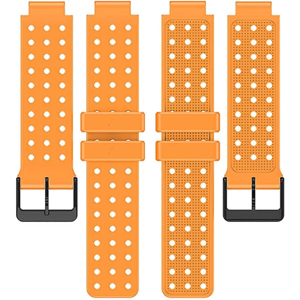 Ersättning för klockarmband i silikon för Garmin Approach S20 klockarmband med verktygssatser orange