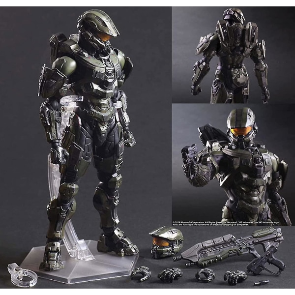 Halo 5 Guardians No.1 Master Chief, Movie Pvc Action Figures Legetøj, Model Legetøj 27 cm