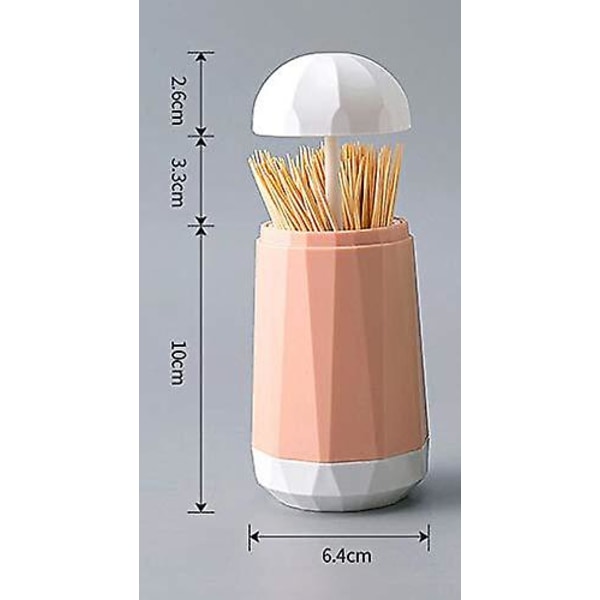 2 kpl Creative Household Restaurant Press Automaattinen hammastikkulaatikko Yksinkertainen olohuone muovinen hammastikkusäiliö
