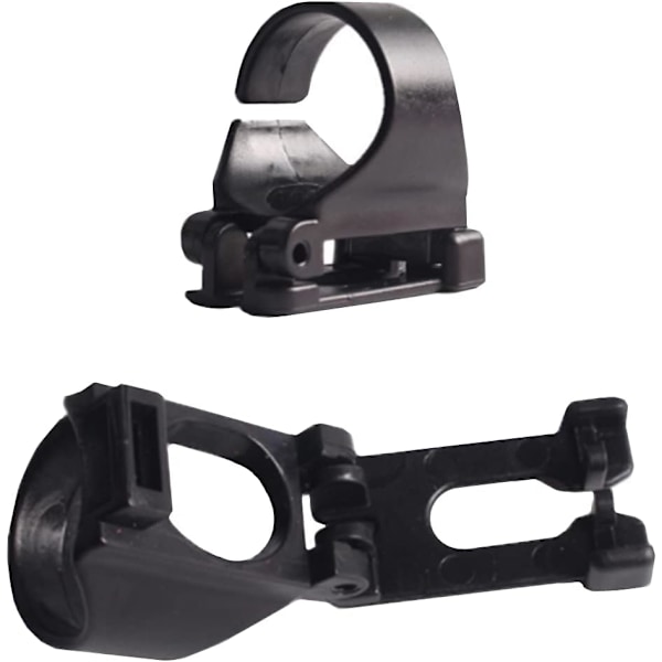 4 stk. Universal Snorkel Clips i Plastik - 25mm Snorkelholder - Snorkelholder - Luftklemme til Scuba Dykning Snorkling Udstyr