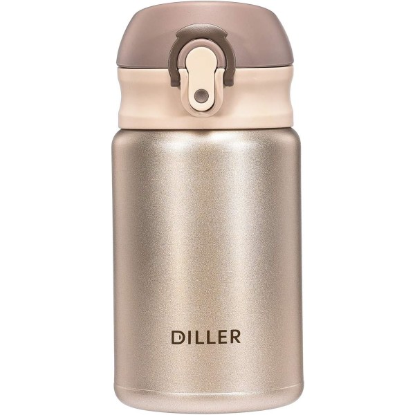 Water Bottle Bottles Flask Women Small Cute 300ml Stainless Steel Metal Insulated Thermal Cold Hot Drink Swater Bottle Sports Cold Vacuum