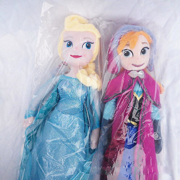 1 st Frozen Anna Elsa Olaf dockor Snödrottning prinsessa plysch - Anna - 40cm