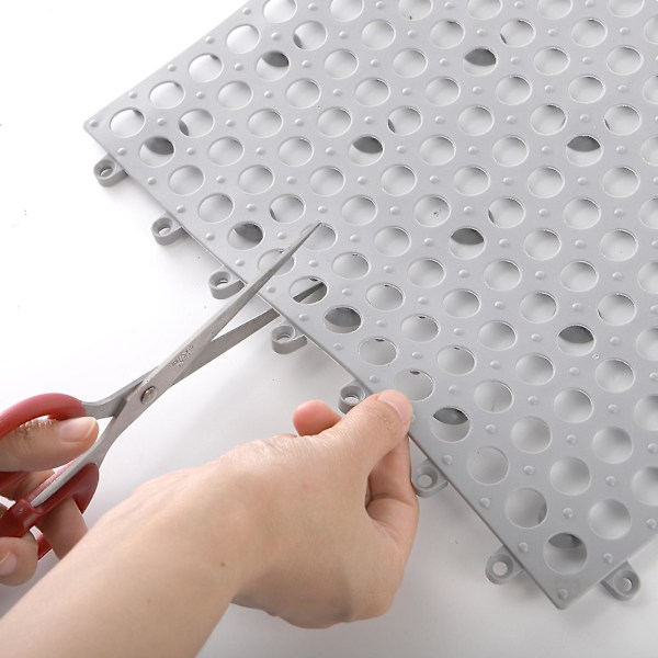 12-pack, 11,8 x 11,8 tum, mjuk PVC-badrumsmatta
