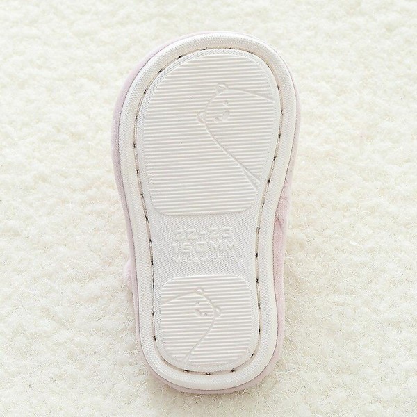 Småbarnsskor Vinter Bebis Hemtofflor Flickor Jordgubbe Varma Bomullstofflor Inomhus Antislip Slides Barn Pojke Pantufa Infantil  Kostymskor Blue 24-25(inner 15.5cm)
