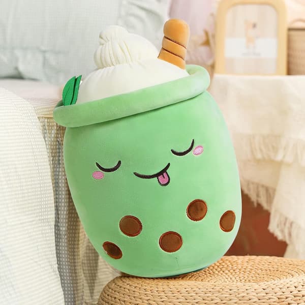 Maitotee pehmeä pehmonukke, (vihreä, 35cm)