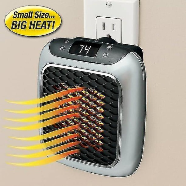 800 Watt Handy Heater Turbo, Wall Outlet Heater UK plug