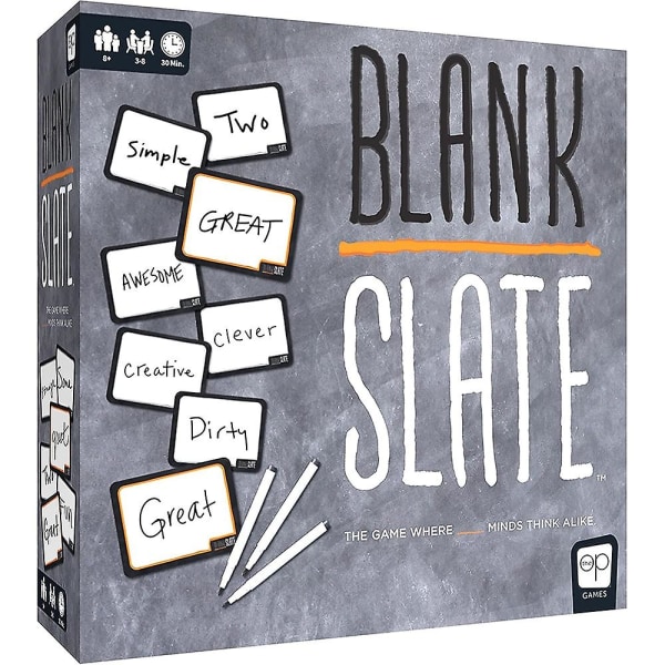 Blank Slate Board Game The Game Where Great Minds Think Alike | Roligt familjevänligt ordföreningsspel