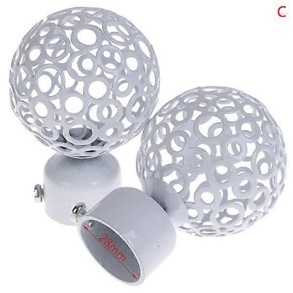 2 st 22mm White 28mm