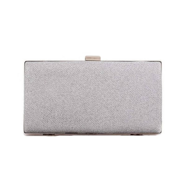 Glittery Envelope Bag - Silver Silver