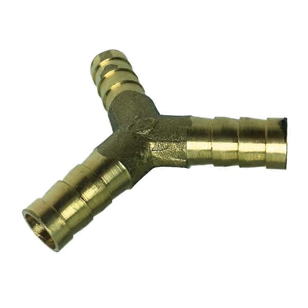 Y-stykke Messing Slangekobling 10mm