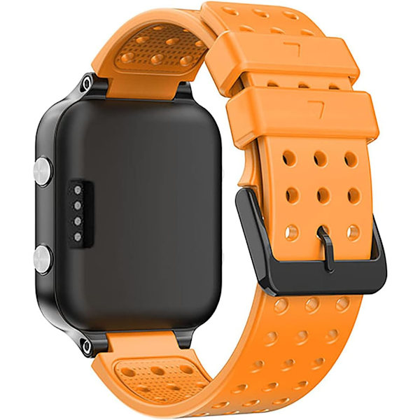 Ersättning för klockarmband i silikon för Garmin Approach S20 klockarmband med verktygssatser orange