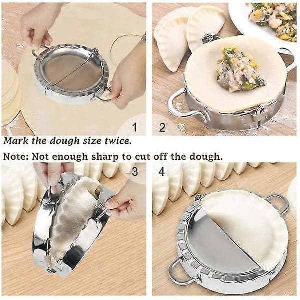 Stor Empanada Maker, 6\" Empanada Maker i Rustfritt Stål, Bakverk, Lommekake