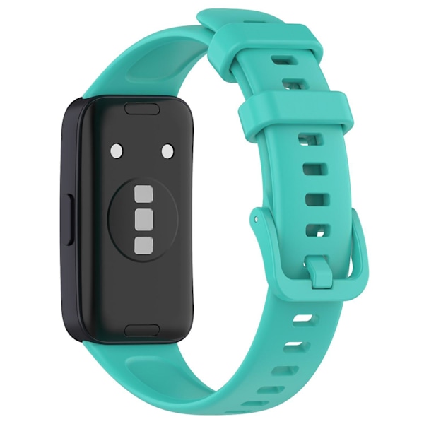 Silikonarmband för Huawei Band 8, Vattentätt Sportarmband Green, Teal Green Style N Huawei Band 8
