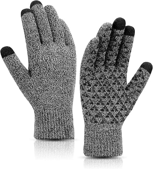 Vinter Touch Screen Sne Blomst Hold Varme Handsker