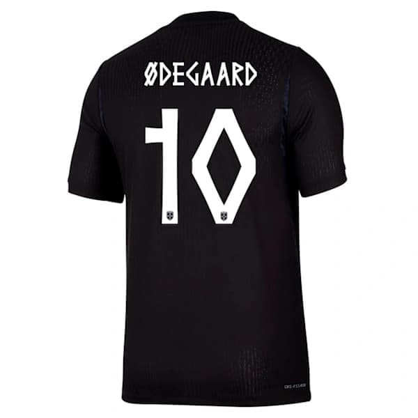 VM 2026 Norge Bortedrakt Landslagstrøye (Nr. 10 Ødegaard Trykt) (Kun T-skjorte) L borte Ødegaard away Ødegaard L