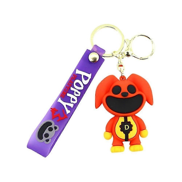 Smilende Critters CatNap DogDay Figurer PVC Tasker Hænger Vedhæng Nøgleringe Fødselsdag Julegaver