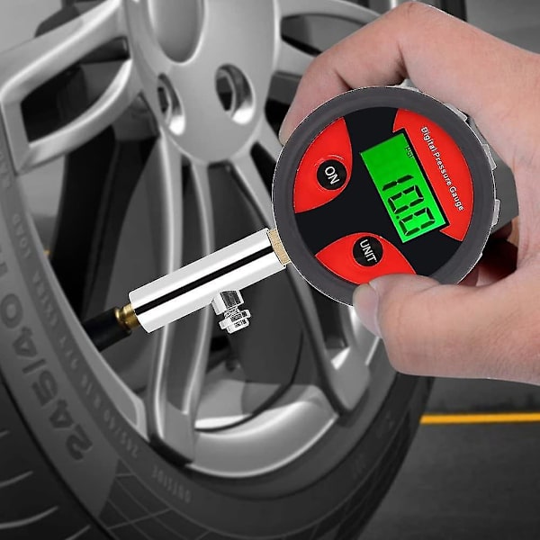 Digital däcktrycksmätare Premium däcktrycksmätare Hög noggrannhet Däcktrycksmätare 0 till 200 Psi för bil, lastbil, motorcykel Enkel testning Hy