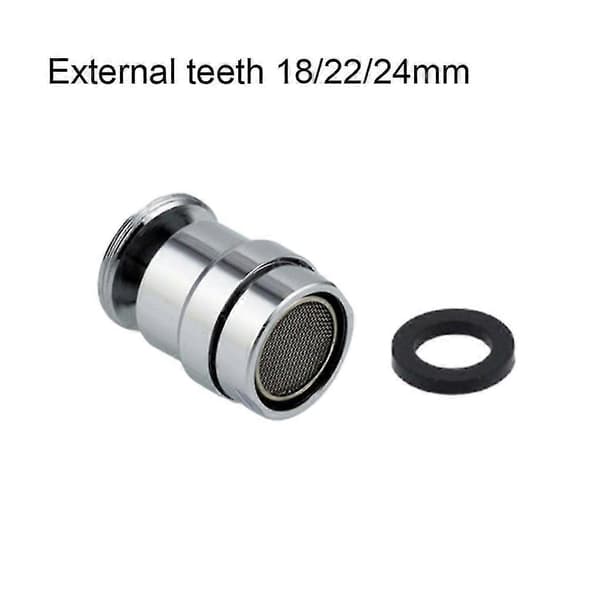 Messing Adapter Drejelig Luftblander Dyse Badeværktøj Hardware 18mm
