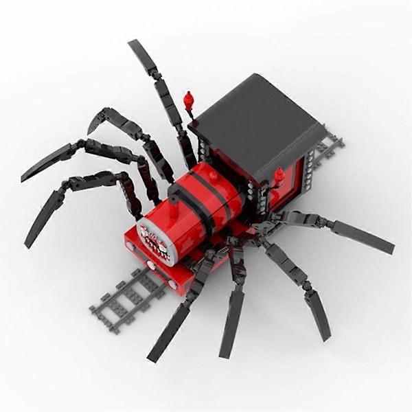 Chooo Chooo Byggelegetøjssæt, 260 Dele Gyser Spil Spider-Tog Byggeklodser til Legetøj