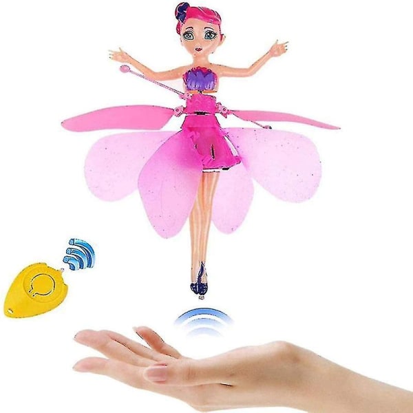 Flying Fairy Toy, Magical Wing Infrarød Induktionskontrol - Pink