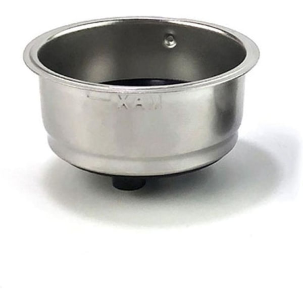 Avtakbar kaffemaskintilbehør i rustfritt stål Filterkurv (dobbel kopp)