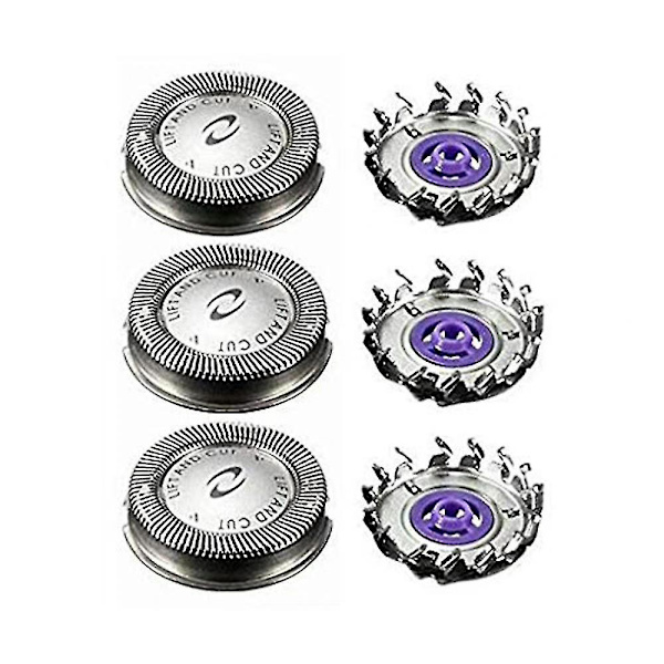 Reservedele til barbermaskiner - Til Philips Razor HQ56 HQ30 HQ4 HQ912 HQ917 PQ206 3pcs