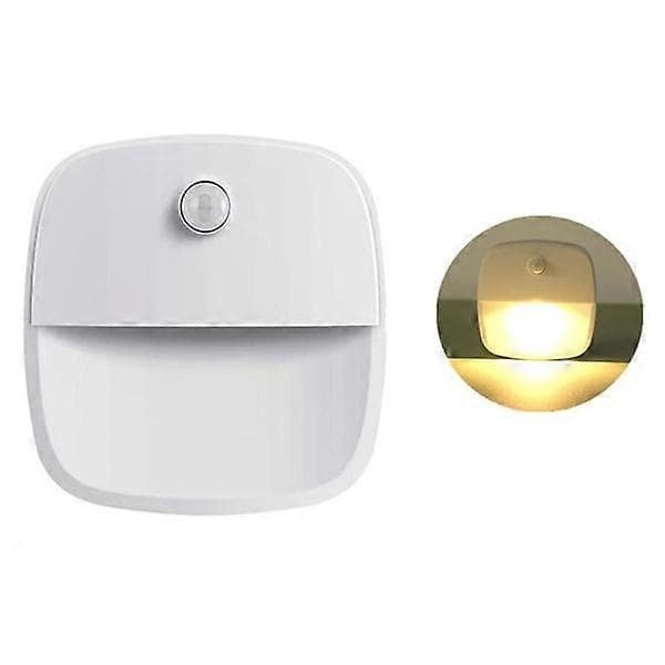 1/3 stk. Bevegelsessensor Lys LED Nattlys Night Light Warm light x1