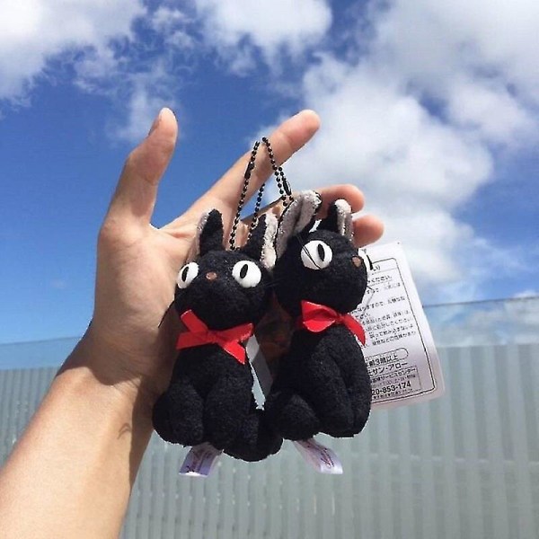 Miyazaki Pehmolelu - Musta Kissa Kiki Täytetty Eläinlelu Lapselle - 30cm