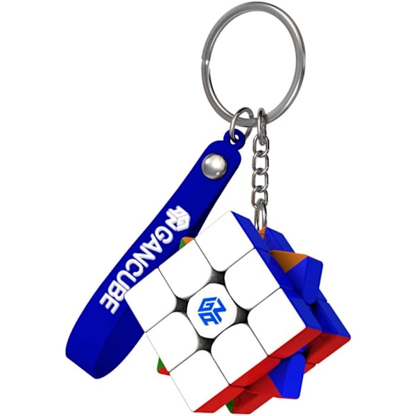 Mini Speed Cube Key Ring, 3x3 Keychain Cube Mini Original Magic Cube for Children and Adults