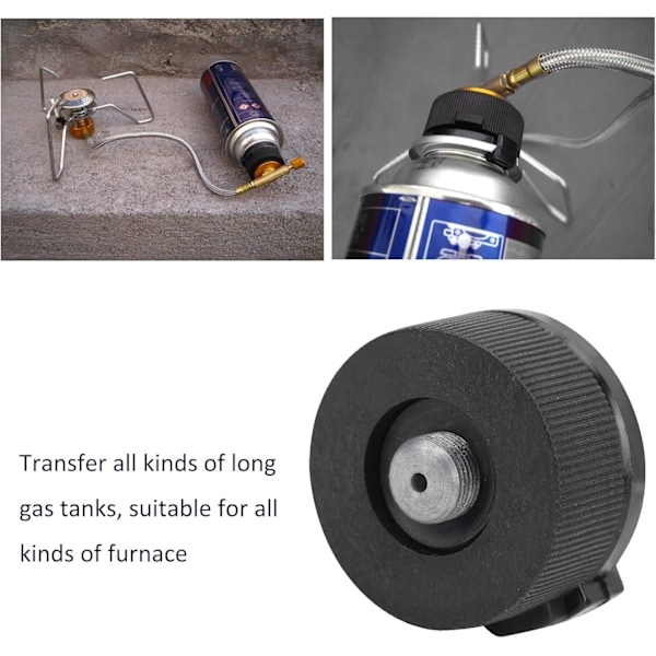 Campingspis Ugn Adaptrar 2st Split Typ Ugn Konverter Gastank Adapter för Utomhus Camping Picknick Portabelspis Andra Portabelspisar