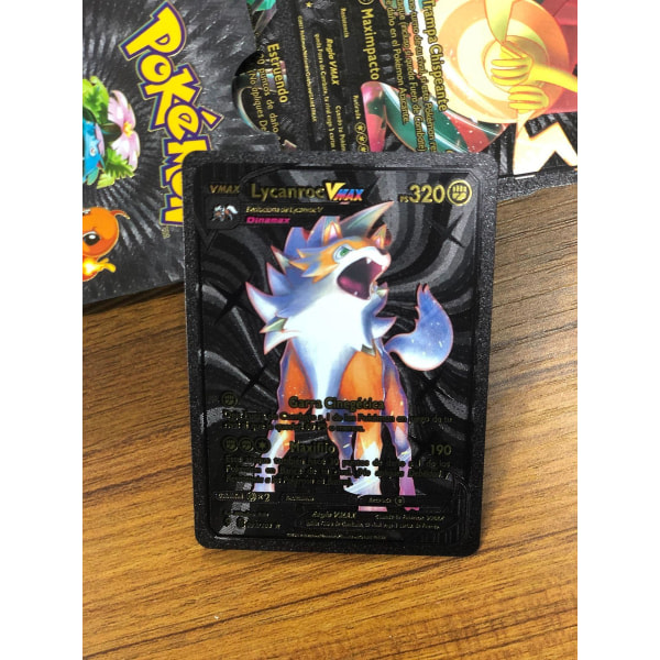 Pokmon Bronzing Card Rare Vmax Pikchu 55st - Paketets cover kan variera - Black