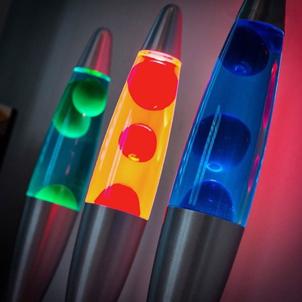 Volcanic Lava Lamp - Kreativ Dekorativ Lampe - Metal Base Wax Lamp - EU