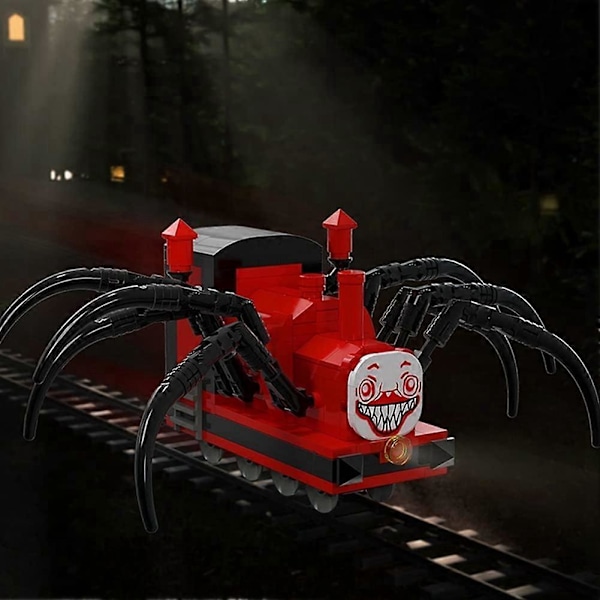 Chooo Chooo Byggelekesett, 260 deler Horror Spill Spider-Tog Byggeklosser for leker