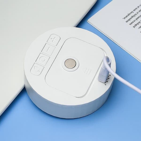 Väckarklocka Smart Klocka Timer Mini Rund Liten Digital Led Väckarklocka Blå-kryc