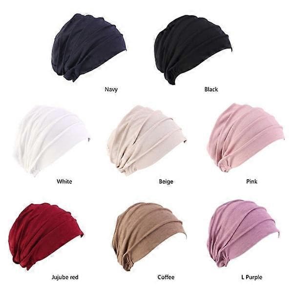 Bomullshette Slouch Beanies for Kvinner owl