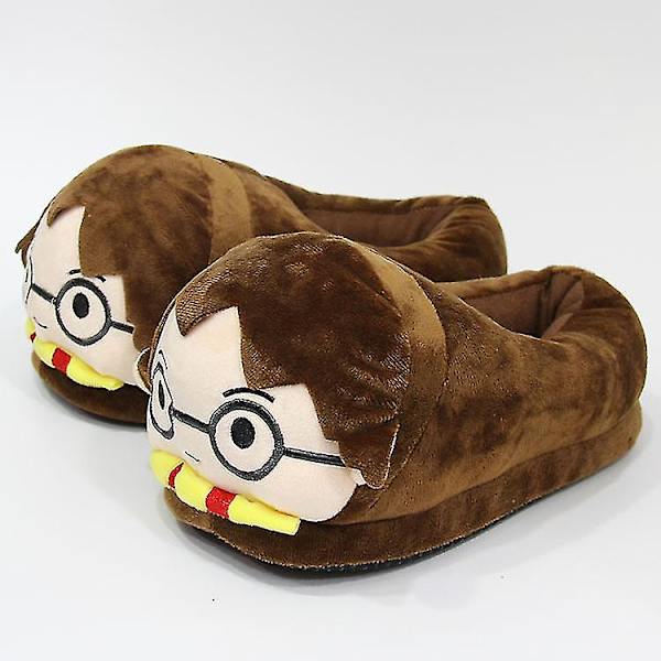 Harry Potter Vintertofflor, Unisex Vuxna Inomhus Stoppade Plyschskor EU 35-42/UK3-7.5