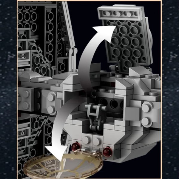 Star Wars Imperial TIE Fighter 75300 byggesett; Flott byggesett for kreative barn, (450 deler)