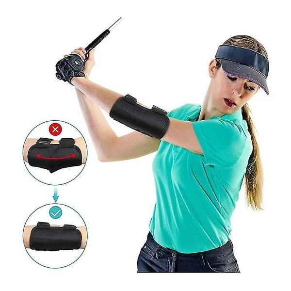 Golf Swing Training Aid Elbow, Golf Swing Trainer, Straight Arm Golf Training Aid With Tik-tok Sound Notifications, Posture Correction Brace Of Golf S