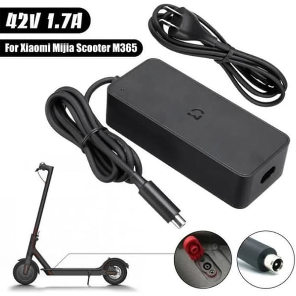 Lader - HT-A09-71W - 42V - 1.7A - EU-plugg for Xiaomi Mijia Scooter M365
