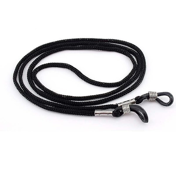 12x Svart Nylon Snöre Glasögonhållare Solglasögon Glasögon Halsband Rem Hfmqv
