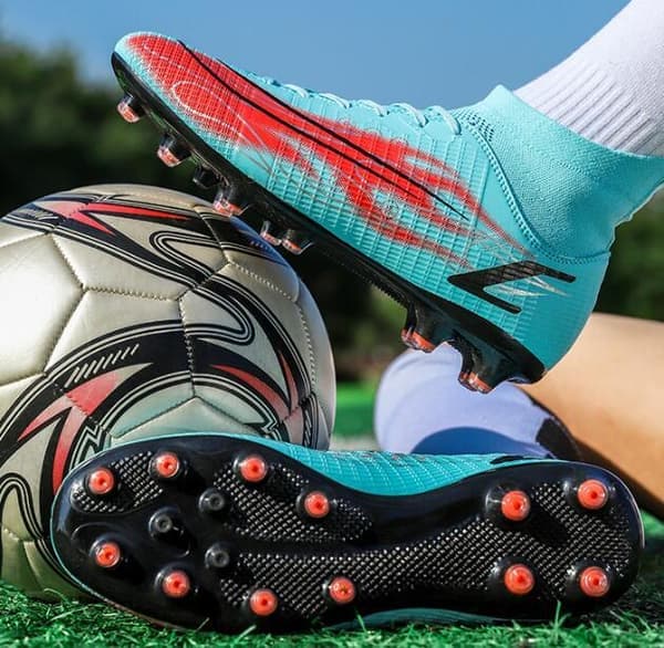 Fotbollsskor för barn, pojkar och flickor blå blue 39