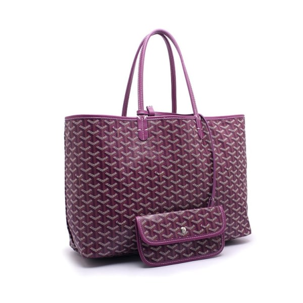 Single Shoulder Dame Bag Shopping Bag Star Fan Zi Mother Bag PU Stor Høy kapasitet - purple