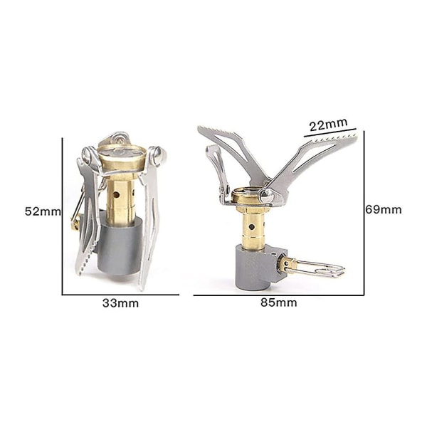 Mini Ultralight 3000w - Ryggsäckskök, fickbrännare, campinggasspis, bärbar propangasbrännare