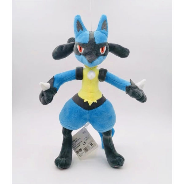Lucario Plysch gosedjur docka Teddy 11\", blå