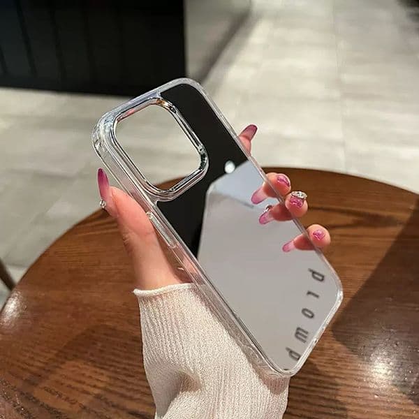 Etui til iPhone 17 Pro Speil Akryl Anti-fall Hardt