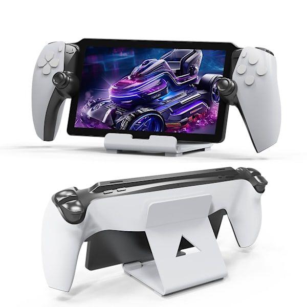 Skrivebordsstativ til spilcontrollere, kompatibel med Ps Portal/asus Rog Ally/steam Deck/switch, spiltilbehør til spilcontrollere White
