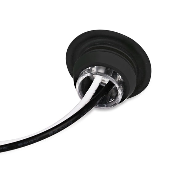 10x Lastbil Bus Båd Trailer Side marker lampe Lampe 3LED Markørlys Rød dæksel rødt lys