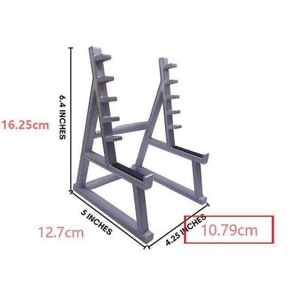 Squat Rack Pen Holder - Skrivbordsorganisatör, Rolig viktlyftning Pen Desktop Holder Organizer Med skivstänger och vikter, Fitness Squat Pencil Holder Access